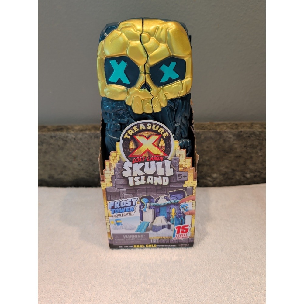 TREASURE X Lost Lands Skull Island Frost Tower 15 Levels Of Adventures Playset